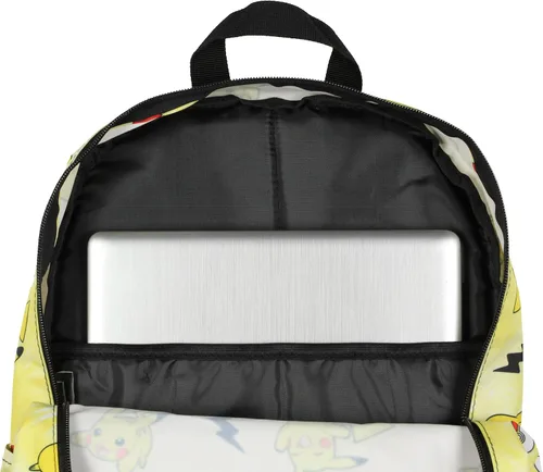 Vista 5 de Bioworld Pokemon Pikachu Pokeball Tie Dye Mochila de viaje para portátil de 17 pulgadas