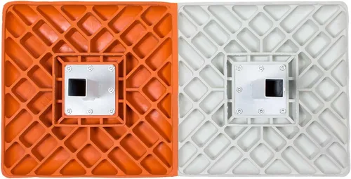 Vista 7 de Champion Sports Hollywood Style Impact Doble Primera Base – Construcción sólida moldeada de una pieza – Primera base doble de goma – Anclajes