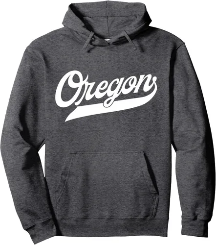 Vista 5 de Oregon Sudadera con capucha clásica, Negro, S