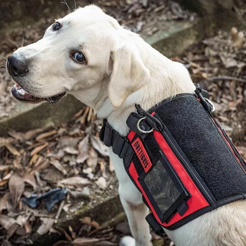 Vista 6 de OneTigris Chaleco para Perro de Servicio, Arnés Táctico para Perro UTX con Hebilla de Liberación Rápida, Correa de Cuello Removible Compatible