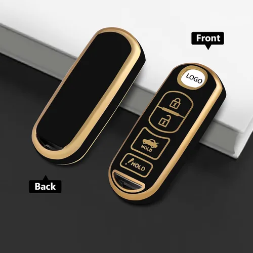 Vista 4 de Funda de TPU suave para llavero compatible con Mazda 3 6 8 Miata MX-5 CX-3 CX-5 CX-7 CX-9 2/3/4 botón sin llave control remoto llave inteligente