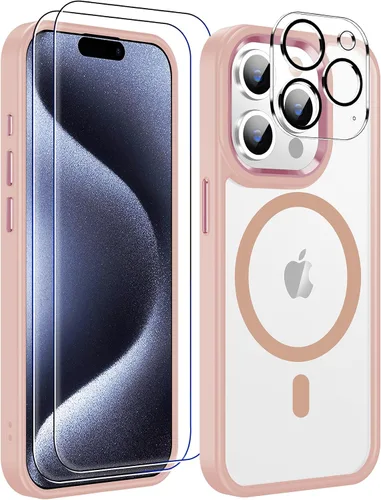 Vista 99 de Funda transparente para iPhone 11 con protector de pantalla, compatible con Magsafe, antiamarilleo, protección de grado militar, a prueba de golpes