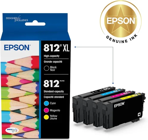 Vista 2 de Epson Paquete combinado de cartucho de tinta original 812 XL