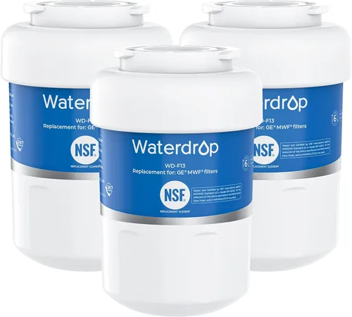 Vista 11 de Waterdrop Alkaline WD-F13 Reemplazo para GE® MWF®, SmartWater® MWFP, MWFINT, MWFA, GWF, HDX FMG-1, GSE25GSHECSS, WFC1201, RWF1060, Mejora pH Filtro