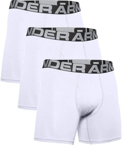 Vista 3 de Under Armour Boxerjock 6 Boxerjock de algodón cargado para hombre (3 unidades)