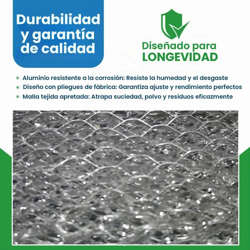 Vista 7 de Filter Everything Filtro de aluminio de repuesto para campana extractora compatible con Broan 97005683, 97007894, 99010152, 97017455, S97017455