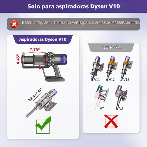 Vista 3 de Recipiente de Polvo Mejorado de Repuesto Compatible con Dyson Cyclone V10 Animal, V10 Total Clean, V10 Absolute, V10 Animal, SV12 para el Recipiente