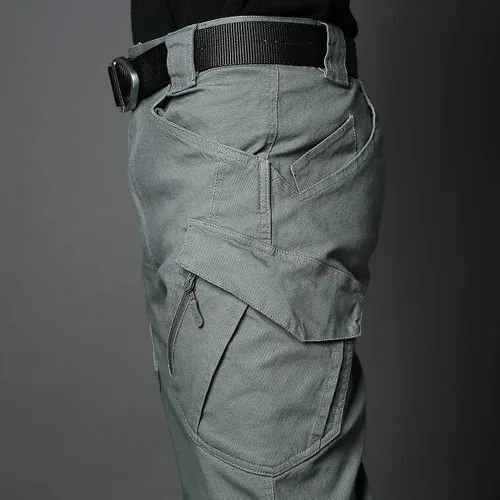Vista 6 de Pantalón Carwornic Gear táctico, de algodón, ligero, estilo militar, para exterior, de combate, cargo, para hombre