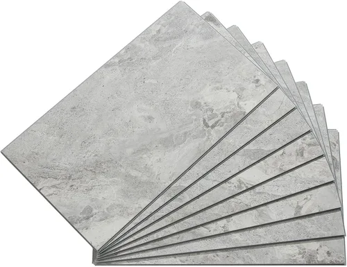 Vista 14 de Palisade Azulejos de vinilo entrelazados impermeables para pared/salpicadero para cocina o baño en mármol español (muestra de 4.5x11 pulgadas)