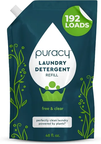 Vista 13 de Puracy - Detergente líquido natural para lavandería para bebés - Libre de 1,4 Dioxano, concentrado líquido de detergente sin fragancia y suave