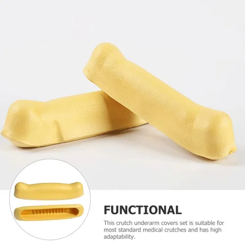 Vista 7 de EXCEART Almohadillas de muletas para axilas, 2 unidades, protector de axilas para muletas, material antideslizante reemplazable, fácil de limpiar