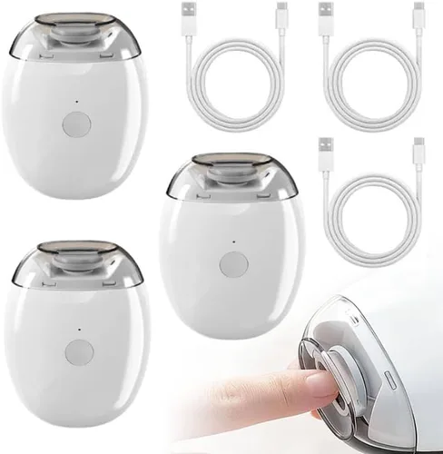 Vista 8 de Cortaúñas eléctrico automático: recortador de uñas recargable con luz LED, herramienta de cuidado silencioso de 3 velocidades para adultos, personas