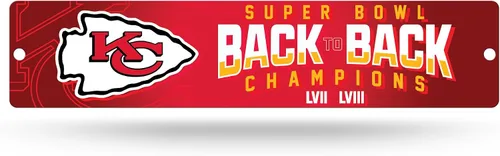 Vista 11 de Rico Industries All Sports Champions Plastic 4" x 16" Street Sign