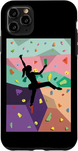 Vista 13 de Cute Colorful Rock Climbing Bouldering Wall Climber Case for iPhone 17