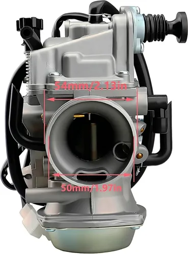 Vista 3 de Repuesto de carburador TRX350 para Honda Rancher 350 TRX350TM TRX350TE 350ES 350FE 350FMTE 2000-2006 ATV de 4 tiempos con cubierta de base negra