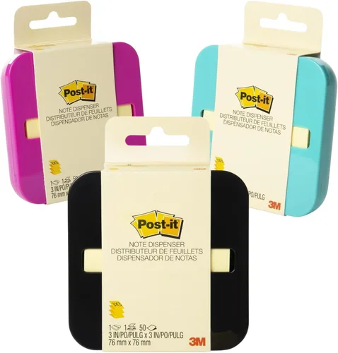 Vista 3 de Post-It (R) Dispensador de notas emergentes, colores surtidos