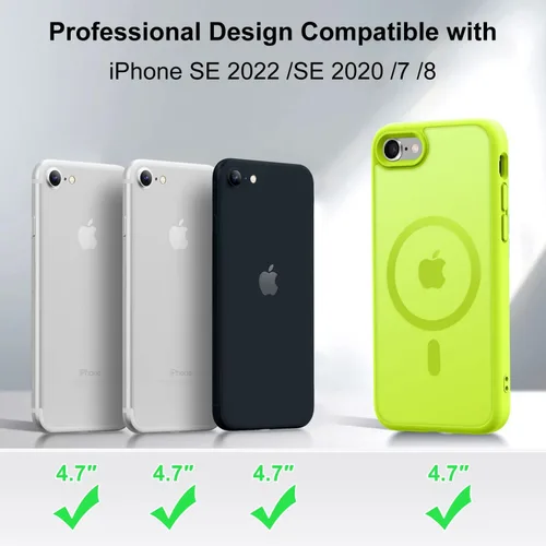 Vista 427 de MOCCA - Funda magnética resistente para iPhone XR de 6.1 pulgadas, compatible con MagSafe, funda con protección contra caídas de grado militar