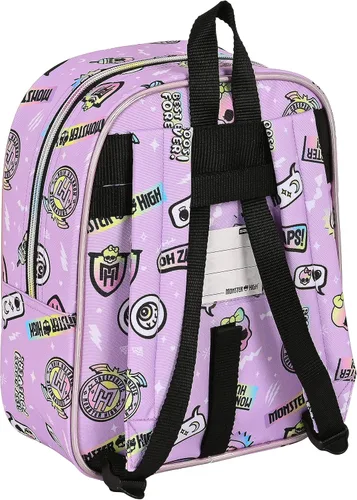 Vista 2 de Mochila Guarderia Adapt.Carro Monster High "Best Boos