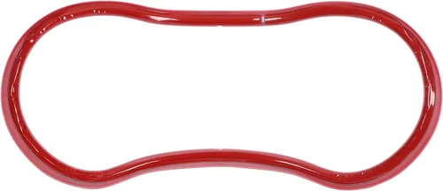 Vista 4 de CheroCar Cubierta del Tablero Panel de Instrumentos Moldura Decorativa Interior para Jeep Grand Cherokee 2014-2021, Accesorios Interiores de ABS Rojo