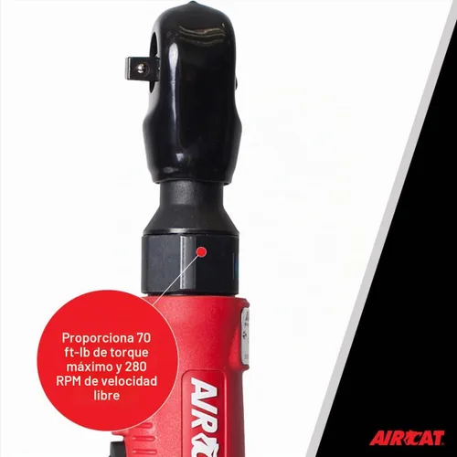 Vista 4 de AIRCAT Trinquete compuesto 802 3/8", par máximo de 70 pies-libras