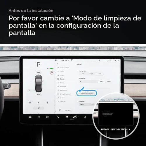 Vista 8 de Spigen Protector de pantalla mate para modelo 3 (2017-2023), modelo Y (2020-2025) 9H+ Tempered Glass, GlasTR EZ FIT Auto align tray