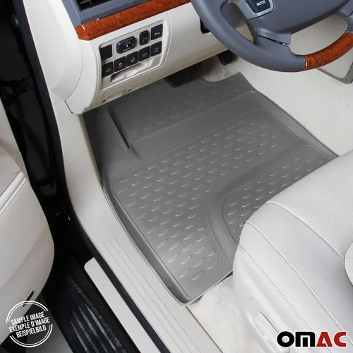 Vista 5 de OMAC Rubber Mats Floor Mats Compatible with Audi Q8 2018-2025 TPE Car Mats TPE Black
