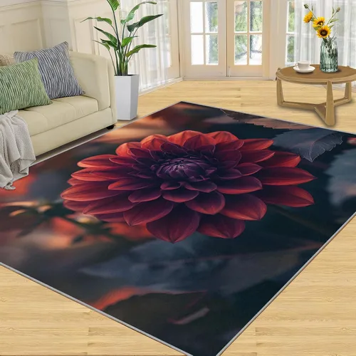 Vista 20 de Cyberpunk Rugs for Bedroom, Neon Head Area Rug, Neon Art Rugs for Living Room, Indoor Non-Slip Rug, Machine Washable Carpet for Front Entrance Floor