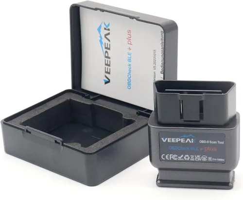 Vista 9 de Veepeak OBDCheck BLE+ Bluetooth OBD II escáner para iOS y Android, lector de código de motor de verificación de coche, herramienta de escaneo