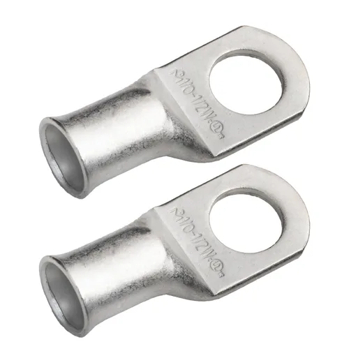 Vista 84 de SELTERM 5 piezas terminales de cable de cobre estañado 1/0 AWG perno de 1/2", extremos de cable de batería, terminales de anillo, conectores
