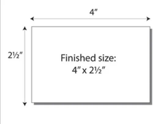 Vista 2 de Insertos para insignia de nombre listos para imprimir (2-1/2 x 4 pulgadas), 8 UP, Perfed en papel de cubierta blanco de 8-1/2 x 11 pulgadas, 100