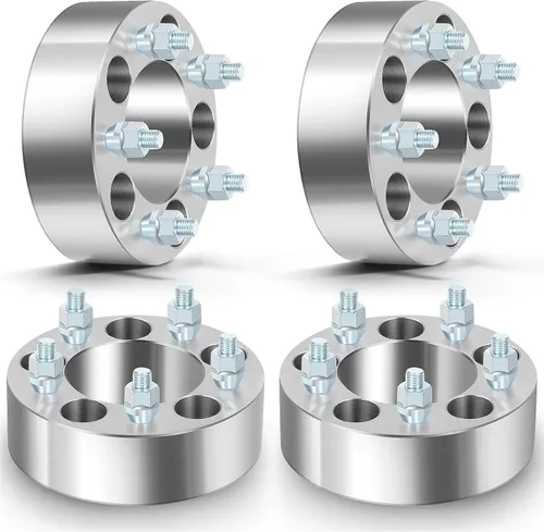 Vista 13 de ECCPP Espaciadores de rueda de 5 lengüetas de 1 pulgada (0.984 in) de 5 x 4.75 a 5 x 4.75 pulgadas, se adapta a Chevrolet Corvette 1984-2019