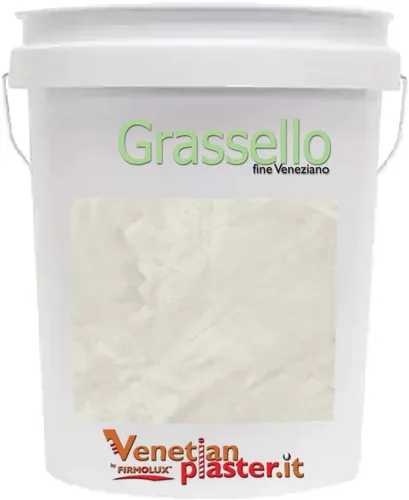 Vista 37 de Grassello Auténtico Yeso veneciano Yeso pulido brillante Hecho en Italia a partir de lima y mármol Colores claros (5) Color: BMAF310 Sutil