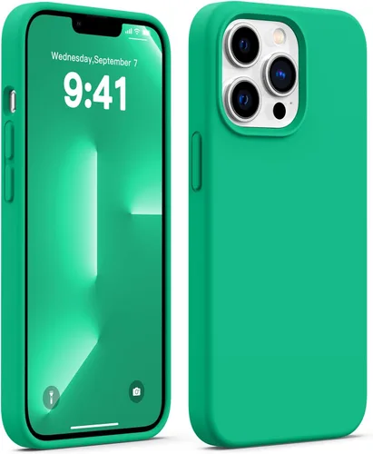 Vista 48 de JELE Funda a prueba de golpes diseñada para iPhone 11, funda de teléfono de silicona líquida con [forro de microfibra suave antiarañazos]