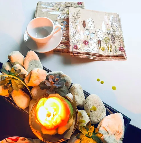 Vista 4 de 20 servilletas decorativas florales de 3 capas de 6.5 x 6.5 pulgadas para decoupage, eventos temáticos de la naturaleza, ecológicas y biodegradables