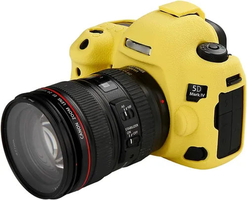 Vista 10 de Funda para cámara Canon 5D Mark IV 5D IV 5D4 - Funda protectora de silicona para DSLR, jaula desmontable, a prueba de golpes, a prueba de polvo Negro