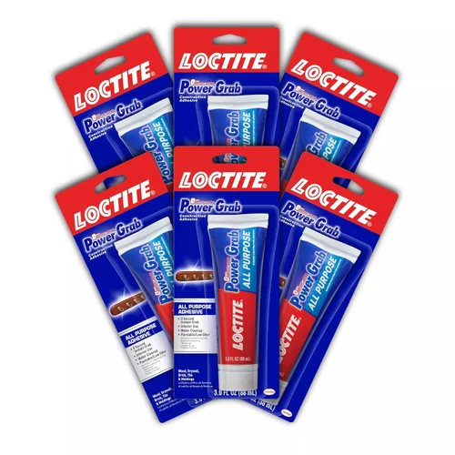 Vista 10 de Loctite Power Grab Express Adhesivo de Construcción Multiusos, Blanco, Tubo Exprimible de 3 fl oz, 1 Paquete - Pegamento de Construcción Versátil