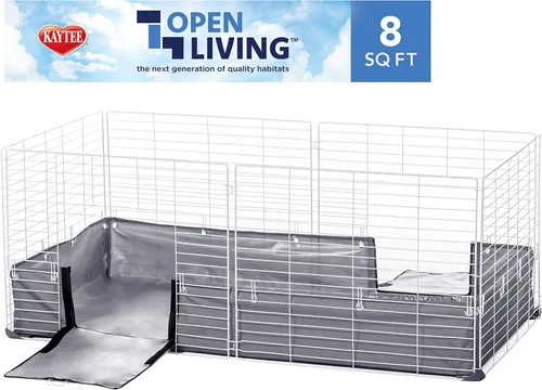 Vista 2 de Kaytee Open Living - Habitat de conejo o conejillo de indias, 48 x 24 pulgadas