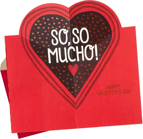 Vista 2 de Hallmark - Tarjeta desplegable para el día de San Valentín (Love Ya Mucho)