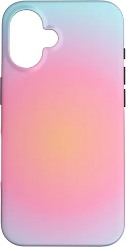 Vista 32 de Gradient Cute Aura Aesthetic Multicolor Moda Mujeres Caso para iPhone 17
