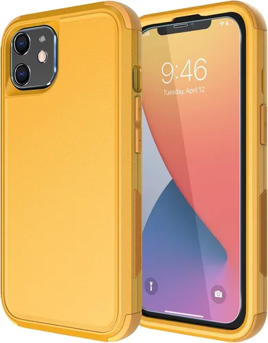 Vista 22 de Diverbox Funda para iPhone 11 [A prueba de golpes] [A prueba de caídas] [Protector de pantalla de vidrio templado], Funda de teléfono de Protección
