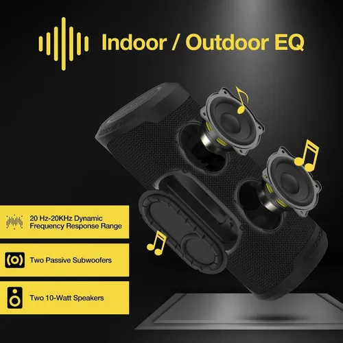 Vista 6 de Scosche BoomBottle MS MagSafe - Altavoz magnético Bluetooth IP67, resistente al agua, altavoz inalámbrico Bluetooth portátil para bicicletas