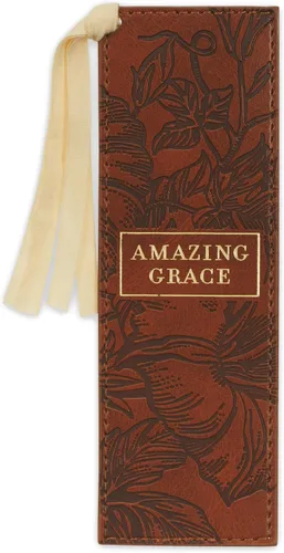 Vista 35 de Christian Art Gifts - Marcapáginas premium de piel sintética vegana con escritura bíblica para mujeres: Cuando ella habla - Proverbios 31:26, Marrón