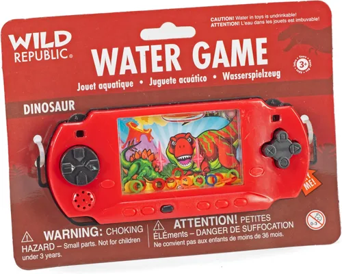Vista 5 de Wild Republic Juegos de agua de dinosaurio, juguetes sensoriales, regalos para niños, juguetes de mano, recuerdos de fiesta, 6 pulgadas, multicolor