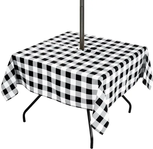 Vista 28 de Poise3EHome - Mantel impermeable antiderrames para exteriores e interiores, para camping, picnic, té de la tarde, asados, flores