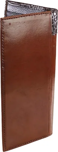 Vista 6 de Ariat Billetera Rodeo en relieve de roble para hombre, Beige Bronceado
