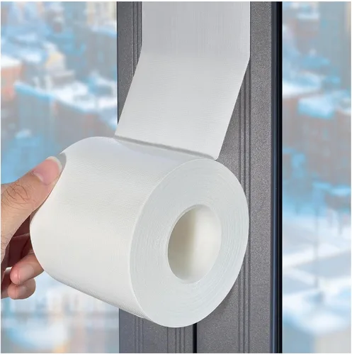 Vista 10 de Cinta de Sellado Transparente para Ventanas contra el Clima 2 Pulgadas x 33 Pies Cinta de Sellado de Aislamiento para Ventanas Transparente Sin