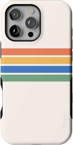 Vista 10 de Casely - Funda protectora para iPhone 16 Pro, diseño All Smiles, sticker de cara sonriente, colección Bold, compatible con MagSafe
