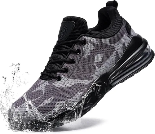 Vista 12 de LARNMERN Zapatillas de trabajo antideslizantes para hombre, resistentes al agua, para servicio de alimentos, zapatos trabajo antideslizantes