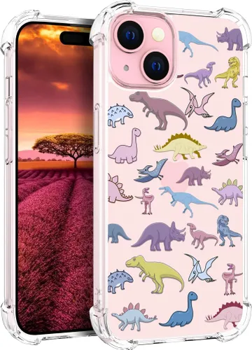 Vista 52 de Funda compatible con iPhone 15, bonita funda transparente para mujer, funda de silicona transparente para teléfono, color negro, tigre poderoso