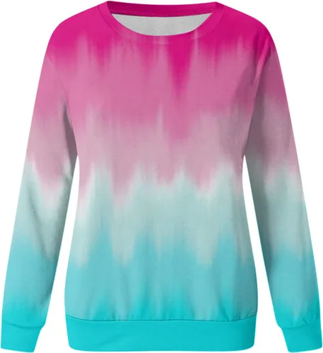 Vista 4 de Miekld Sudadera con estampado del día de San Valentín para mujer, suéter de punto, suéter feo de Navidad, ropa de Navidad